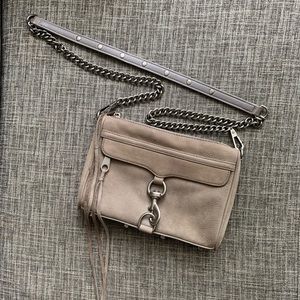 Rebecca Minkoff Mini Mac Suede Crossbody Purse